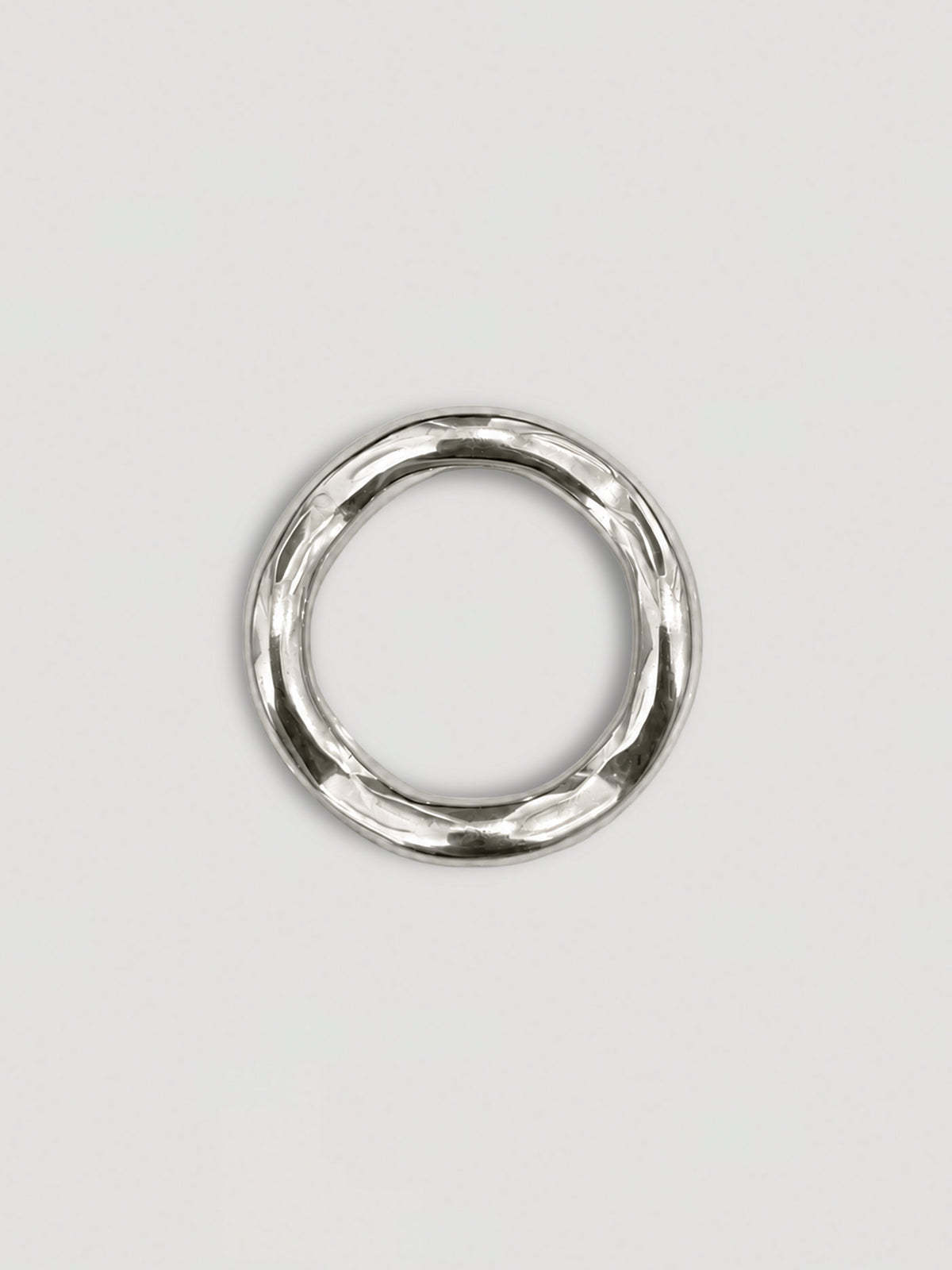 CHUNKY WAVY RING - STAINLESS STEEL