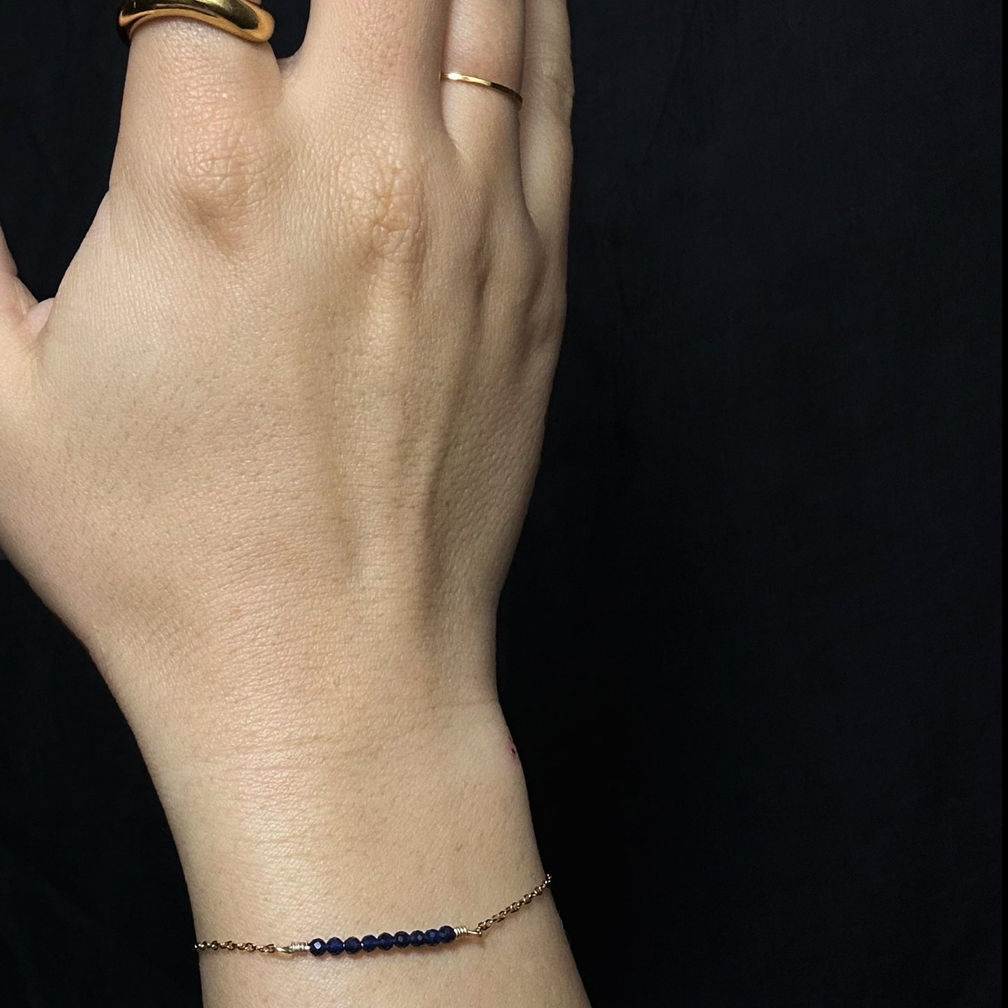 CIERLO SET - SAPPHIRE - NECKLACE, EARRINGS, BRACELET