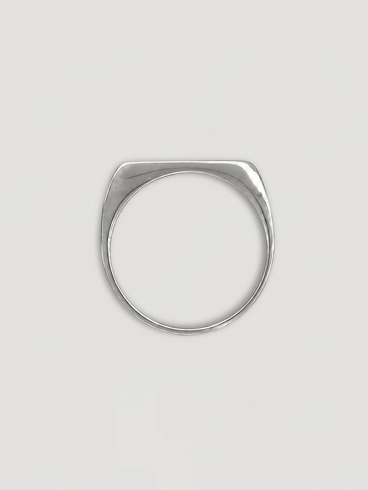 ELONGATED RECTANGLE RING - STAINLESS STEEL