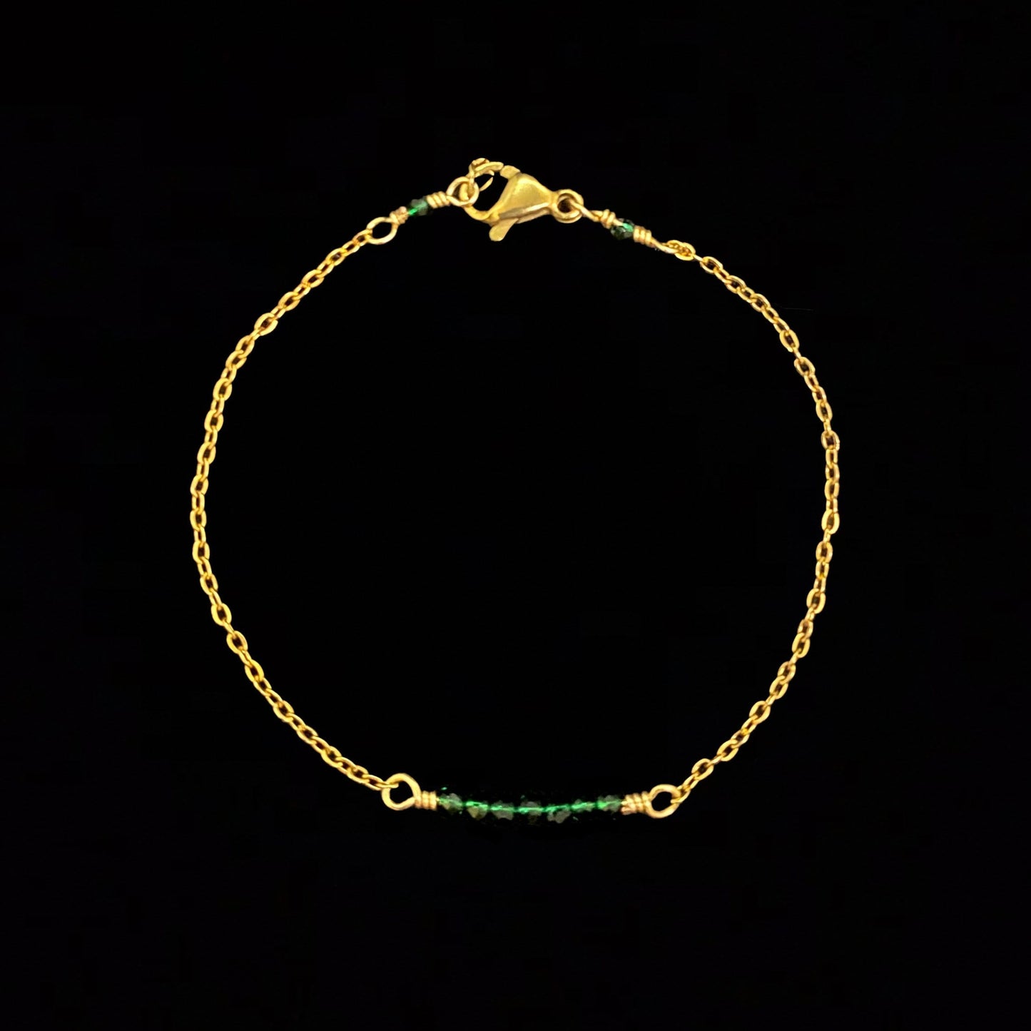 CIERLO SET - EMERLAD - NECKLACE, EARRINGS, BRACELET