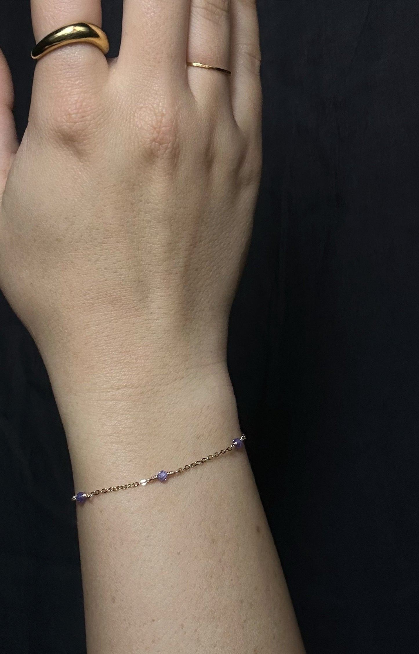 IZA BRACELET - PURPLE ZIRCON