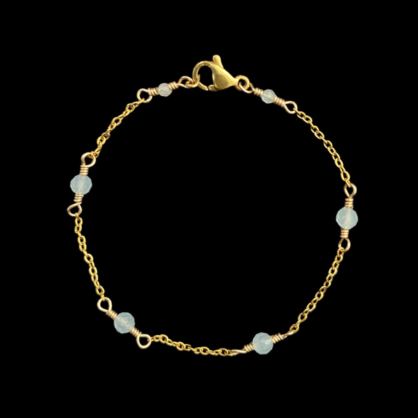 IZA BRACELET - AQUAMARINE