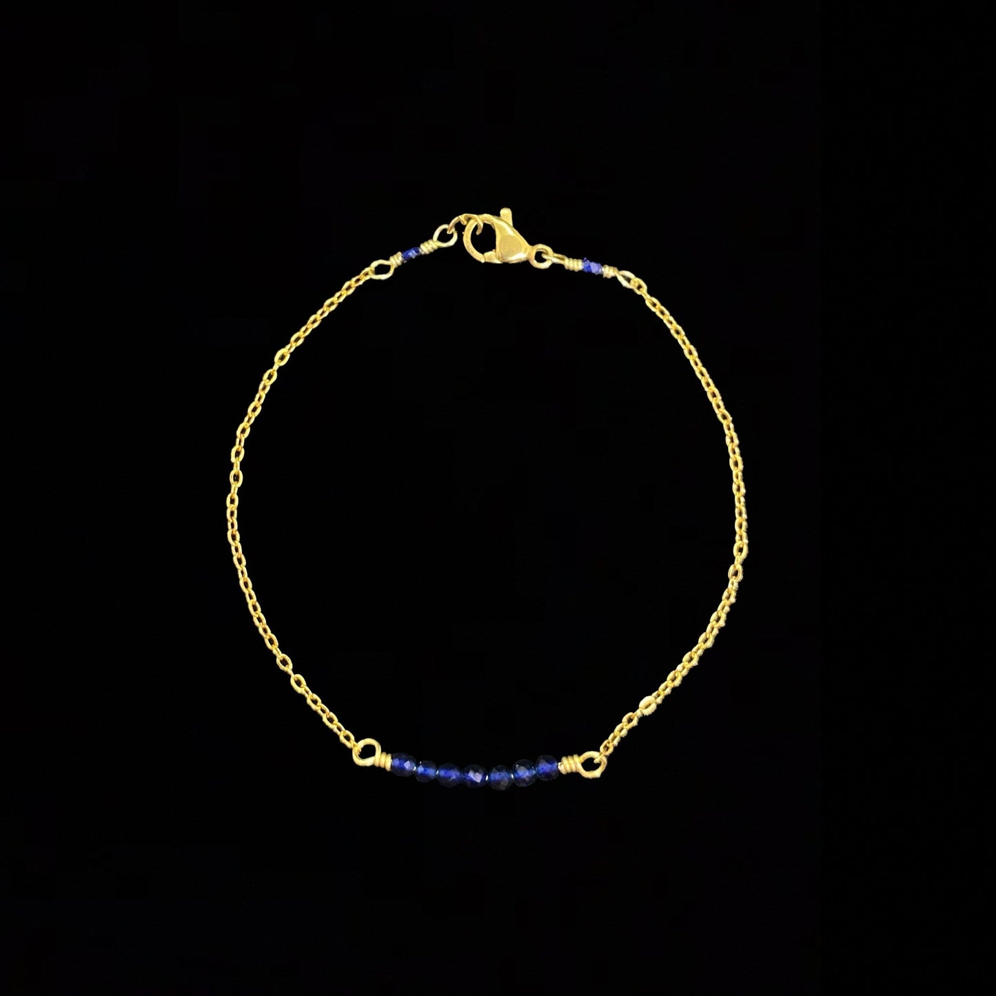 CIERLO SET - SAPPHIRE - NECKLACE, EARRINGS, BRACELET