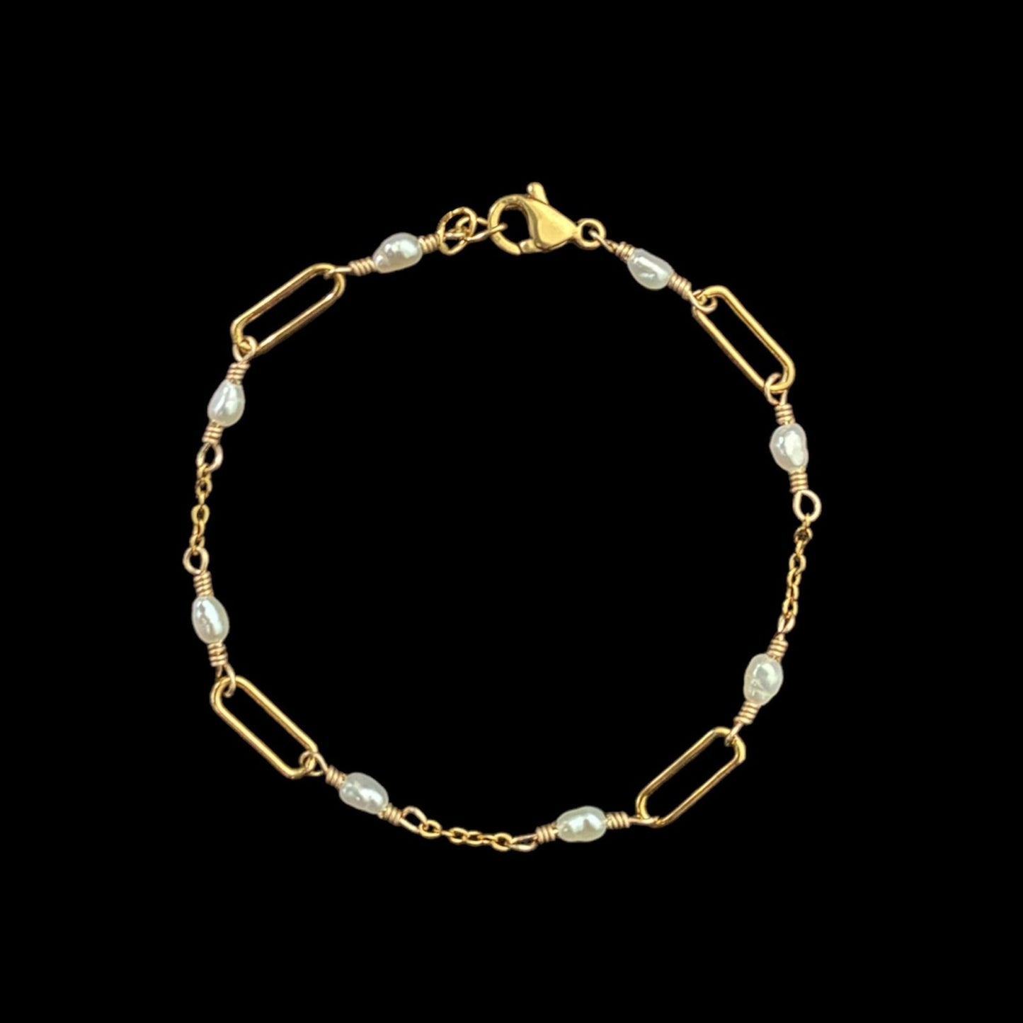 VELA SET - FRESHWATER PEARL - NECKLACE, EARRINGS, BRACELET