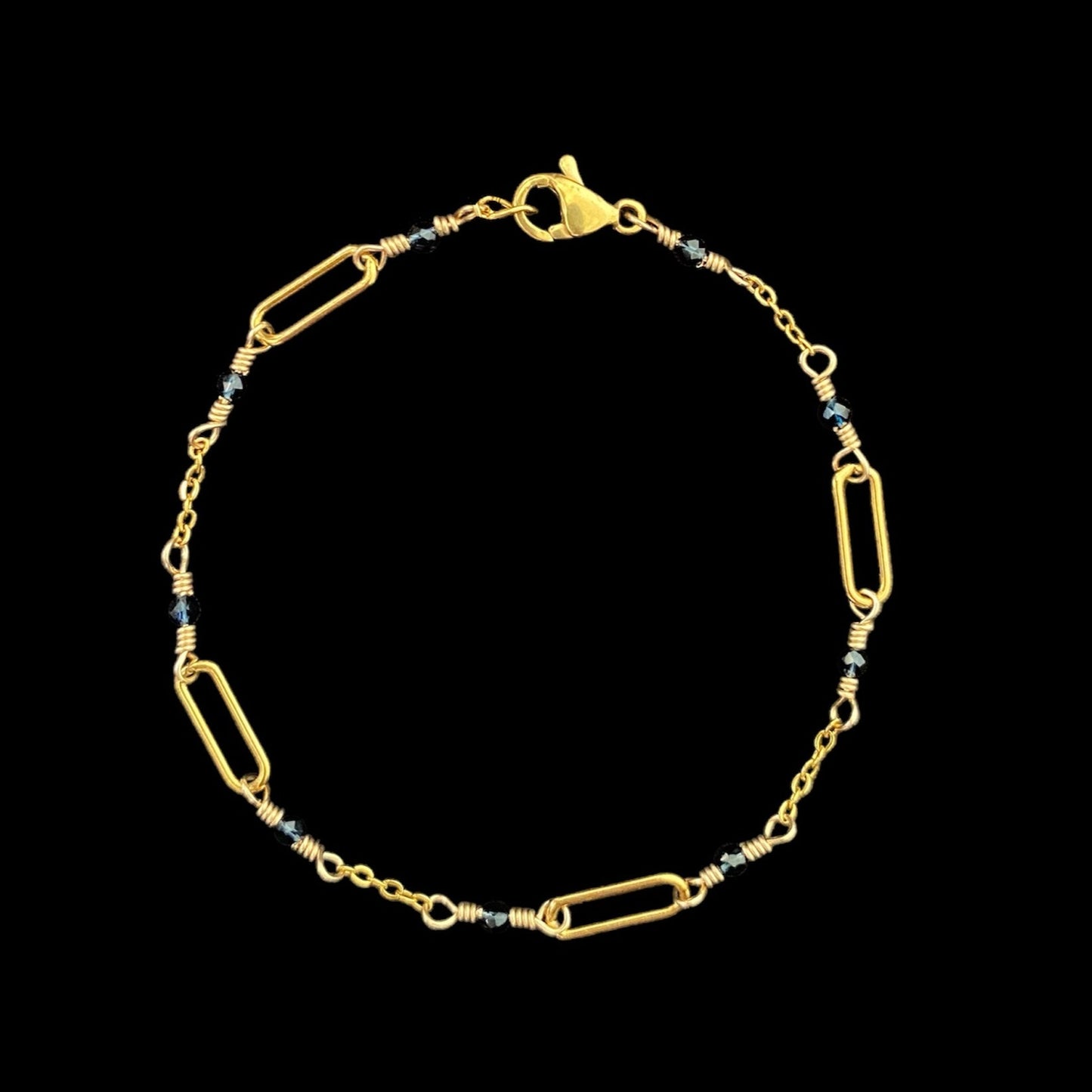 VELA SET - SAPPHIRE - NECKLACE, EARRINGS, BRACELET