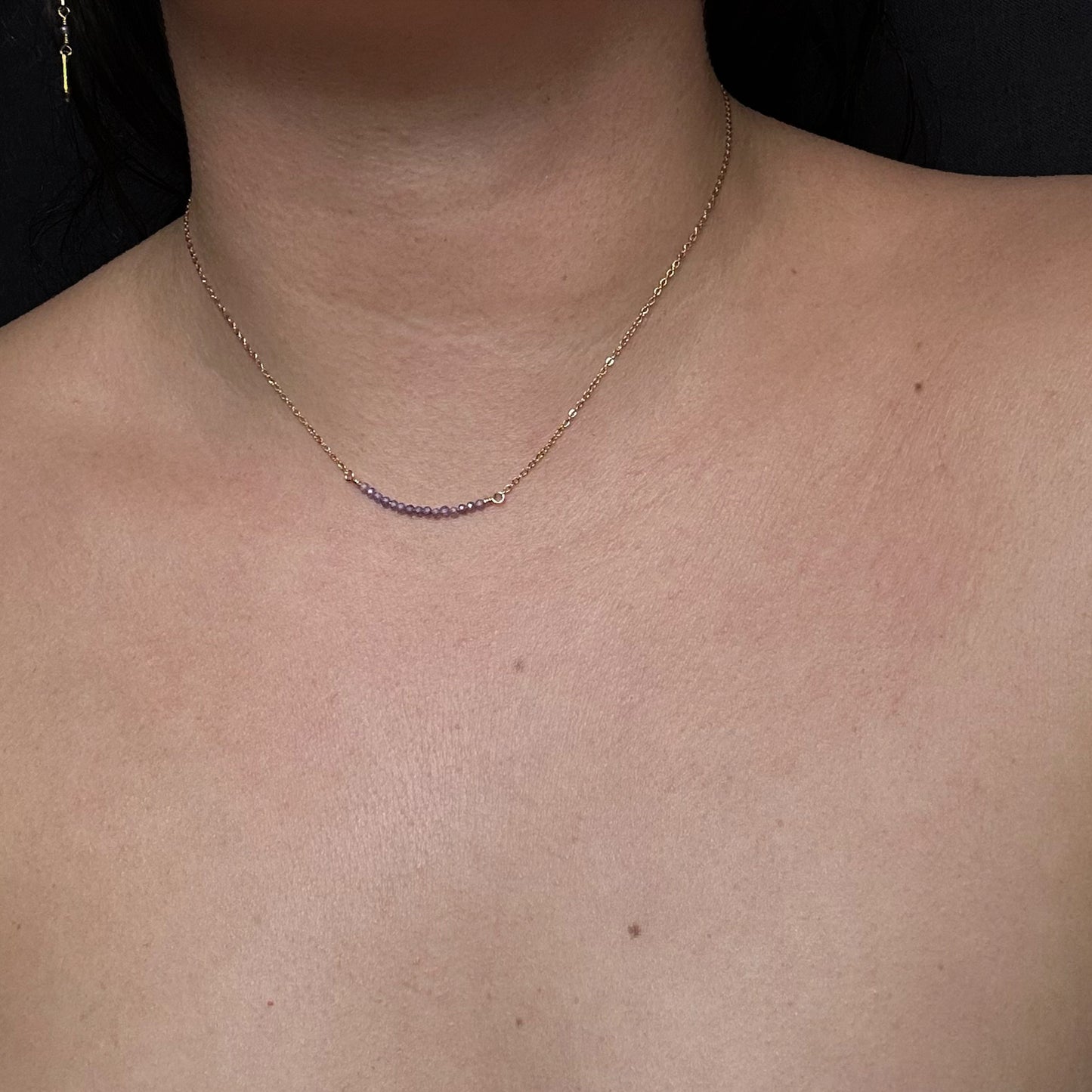 CIERLO NECKLACE - PURPLE ZIRCON