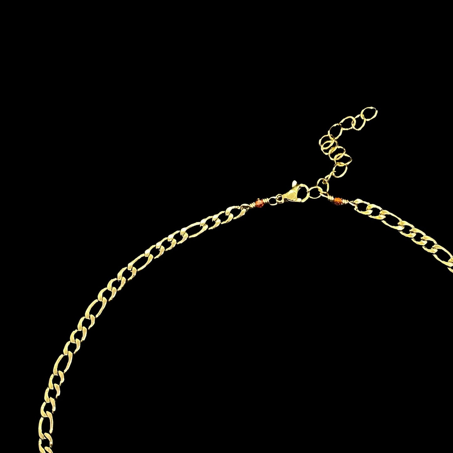4MM GOLD FIGERO CHAIN NECKLACE