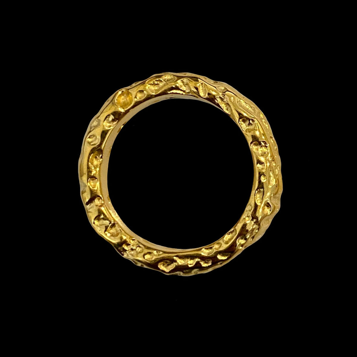 HAMMER TEXTURED RING