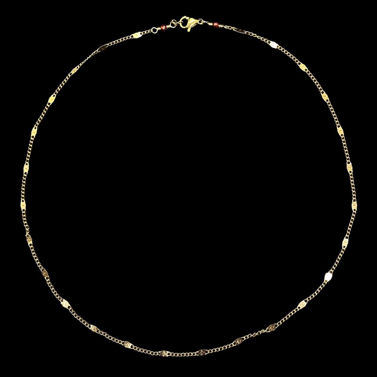 TINY GOLD FIGERO CHAIN - 2MM