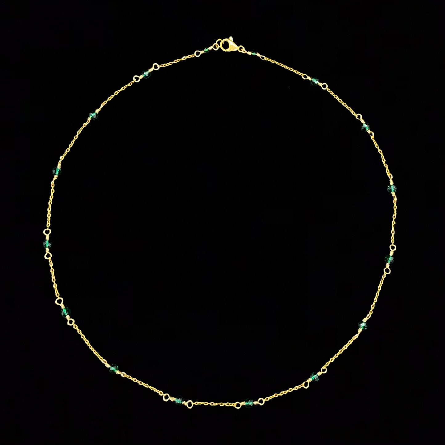 IZA NECKLACE - EMERALD