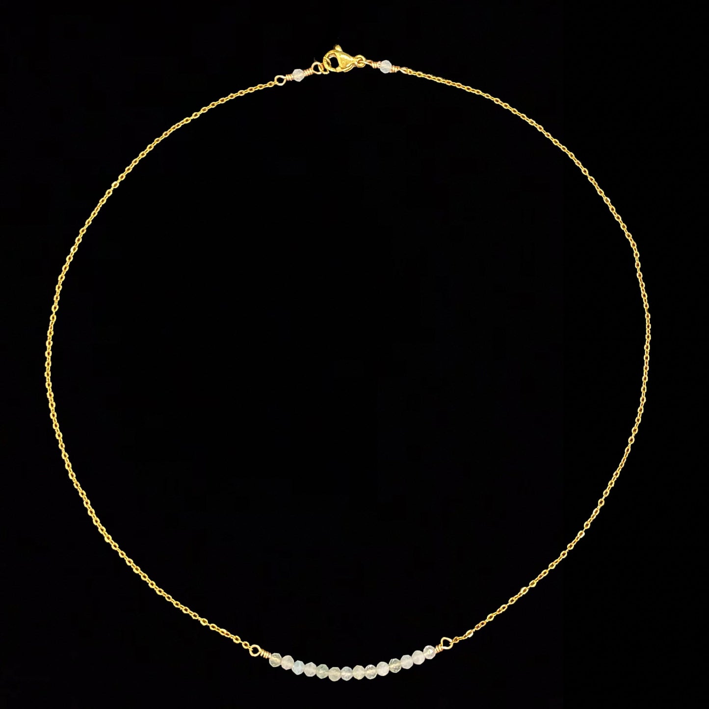 CIERLO NECKLACE - AQUAMARINE