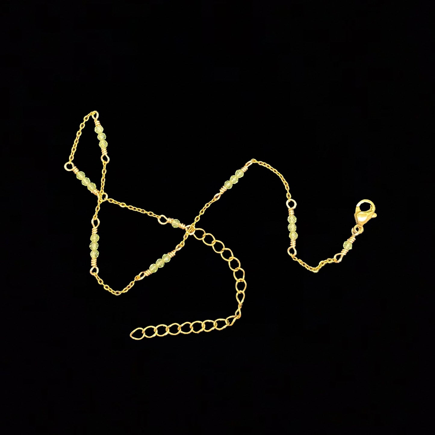 NEOMA ANKLET - PERIDOT