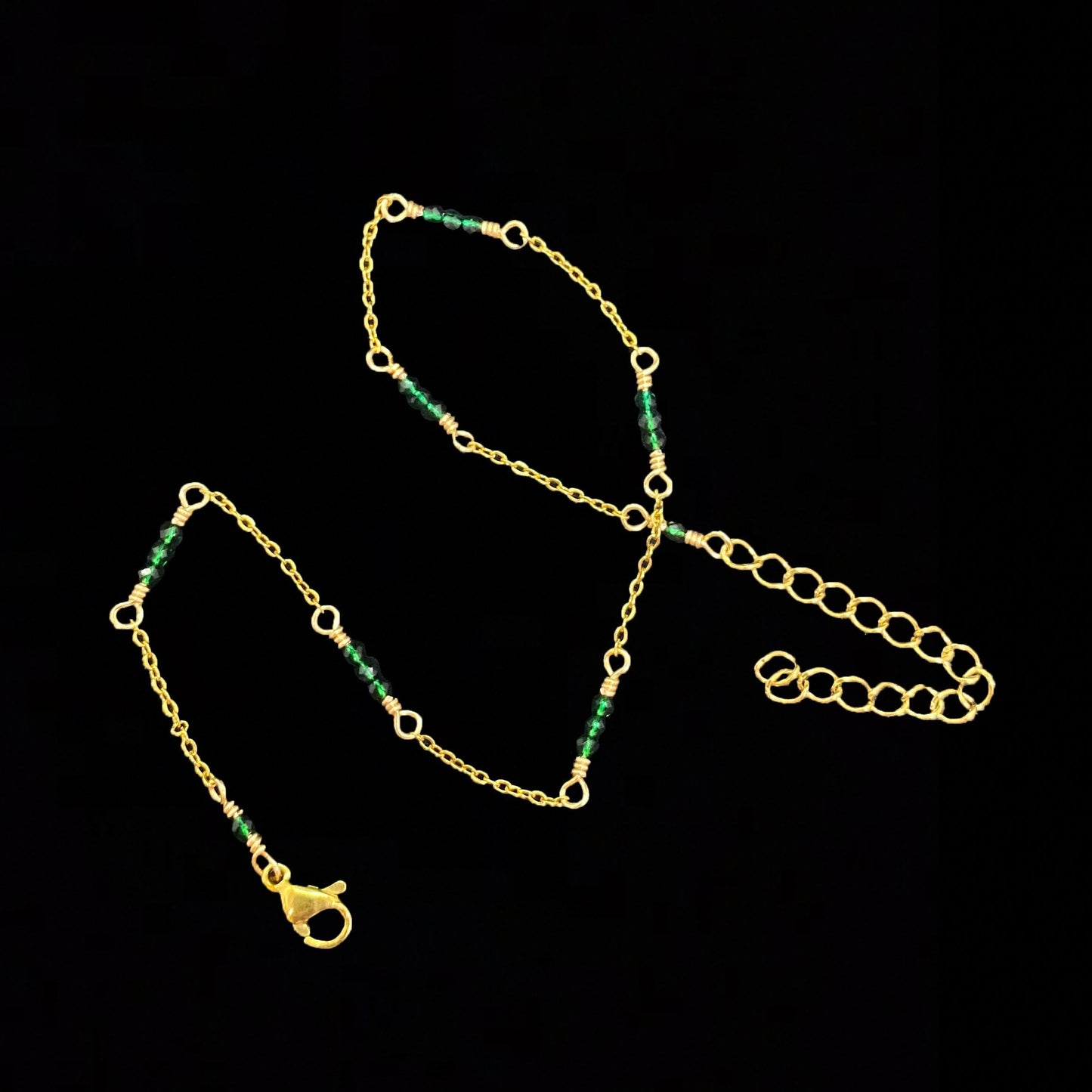 NEOMA ANKLET - EMERALD