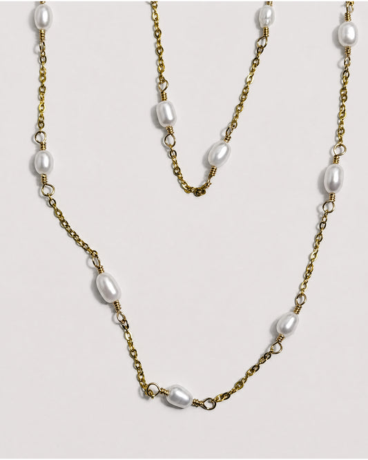 IZA NECKLACE - FRESH WATER PEARLS