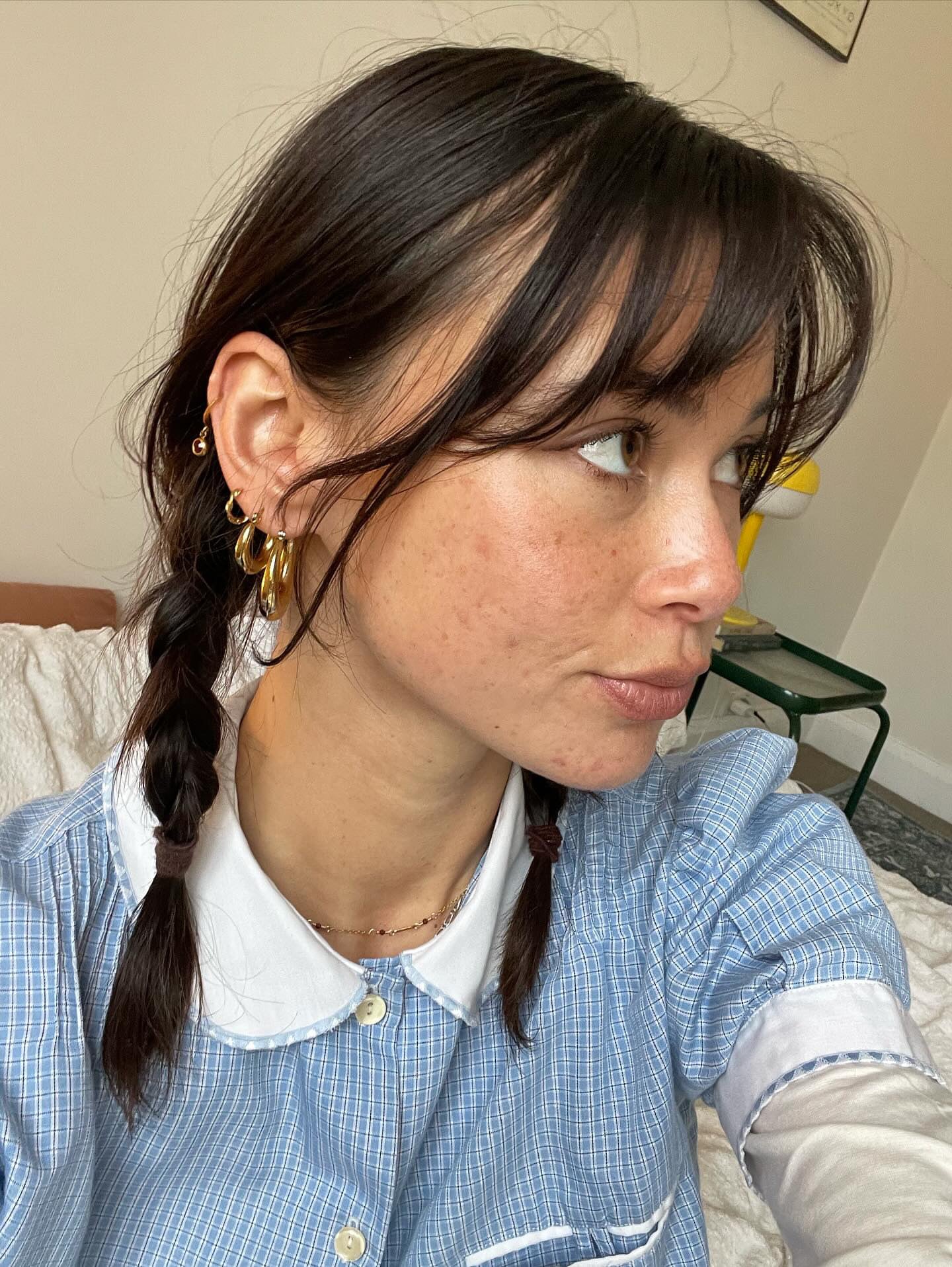 SMALL CHUNKY HOOP EARRINGS