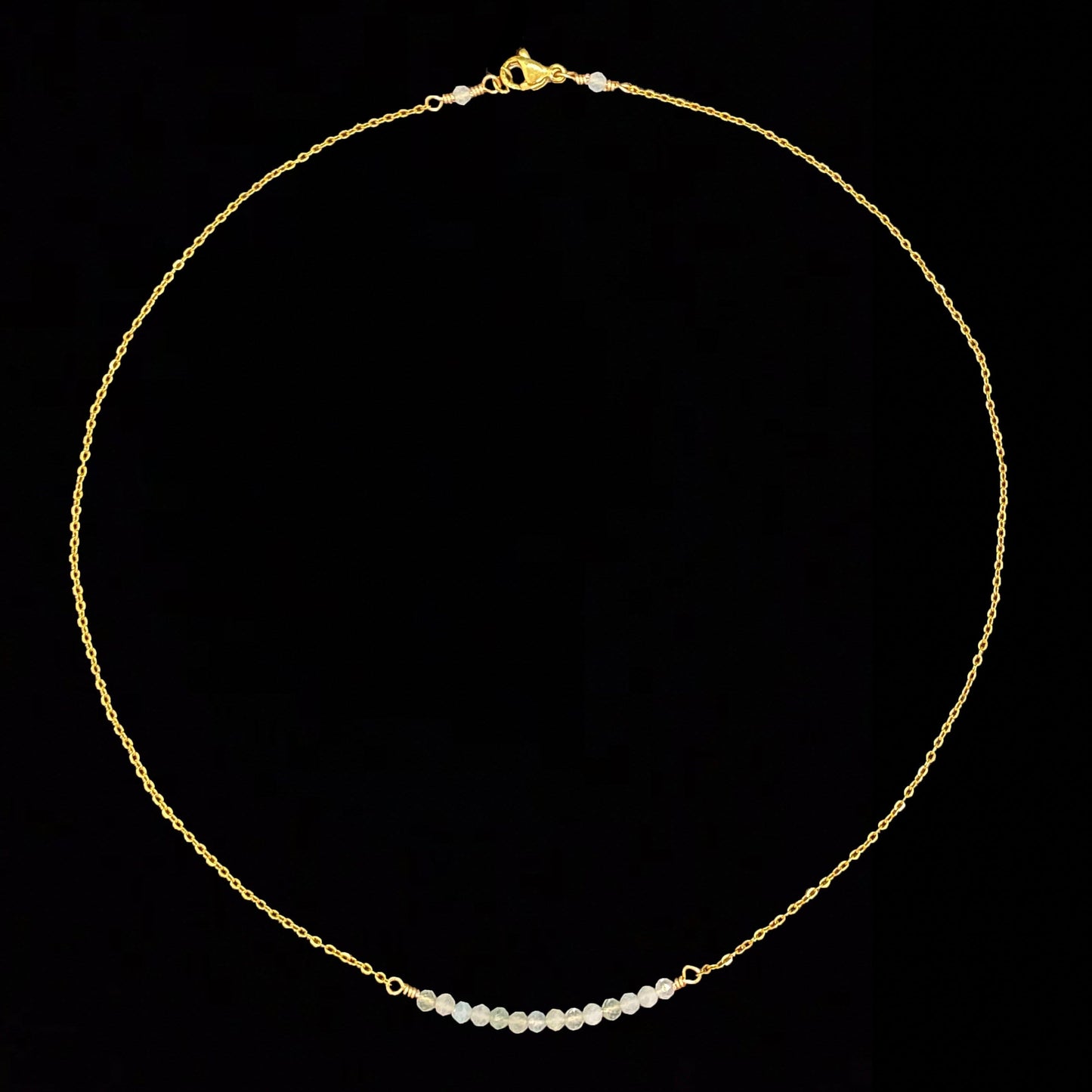 CIERLO SET - AQUAMARINE - NECKLACE, EARRINGS, BRACELET