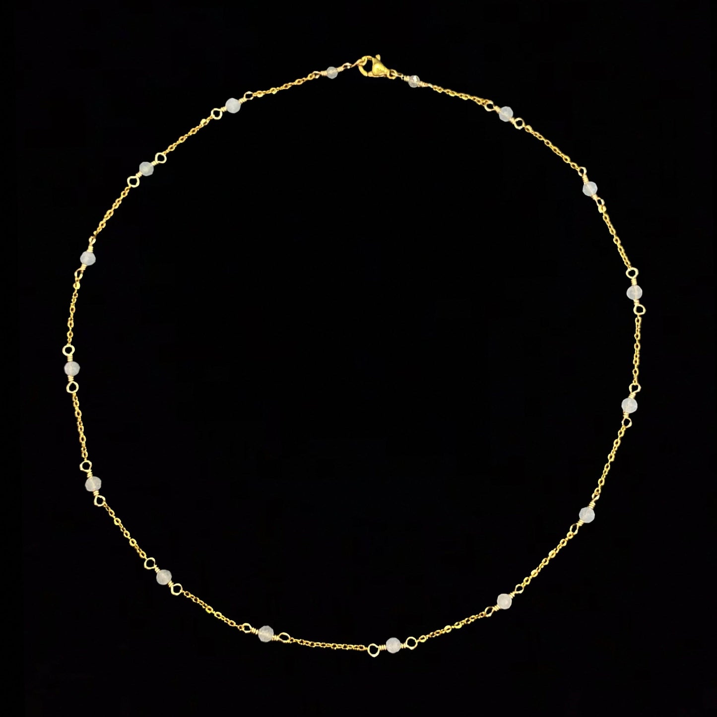 IZA SET - AQUAMARINE - NECKLACE, EARRINGS, BRACELET