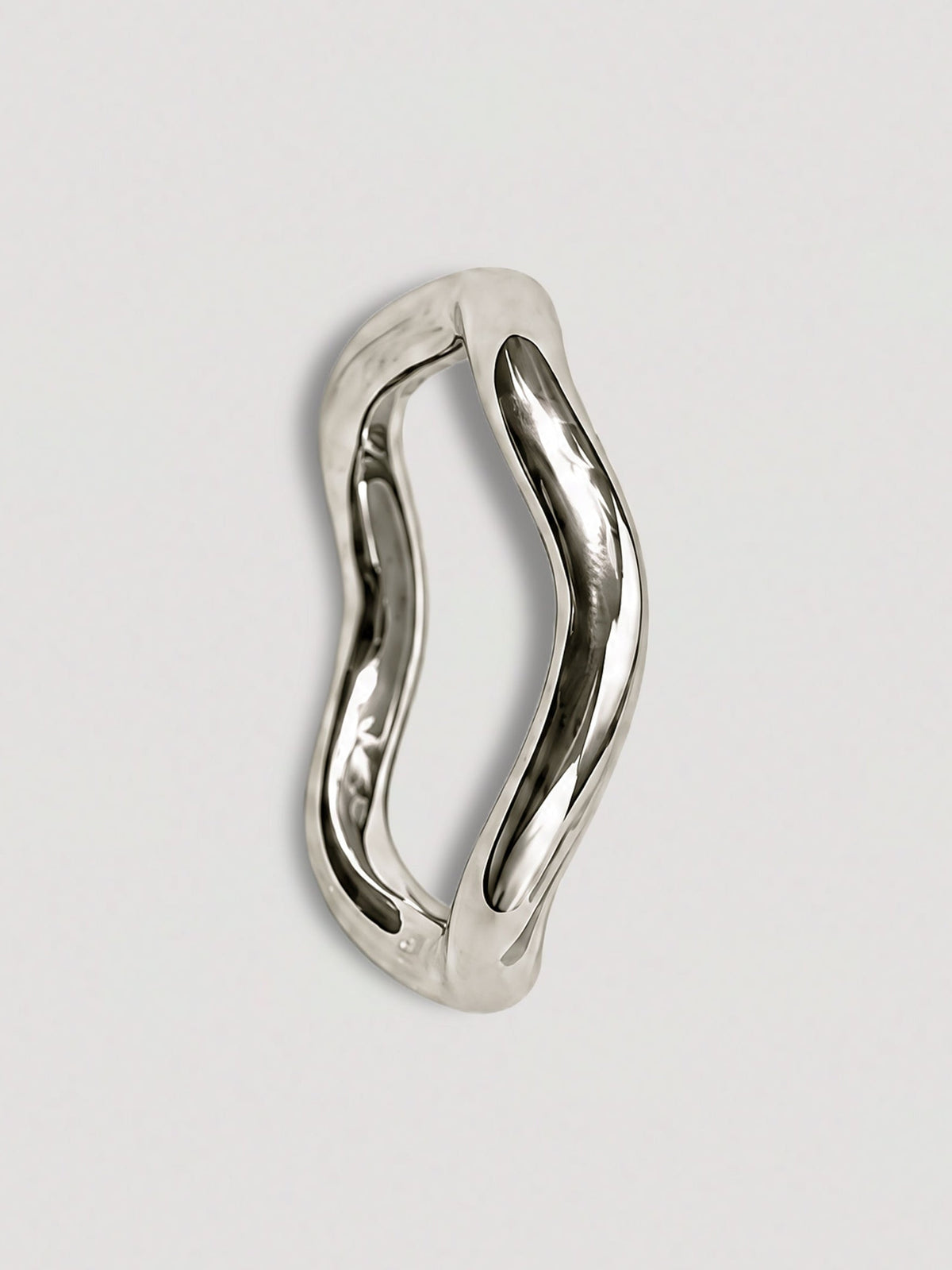 THIN WAVY RING - STAINLESS STEEL
