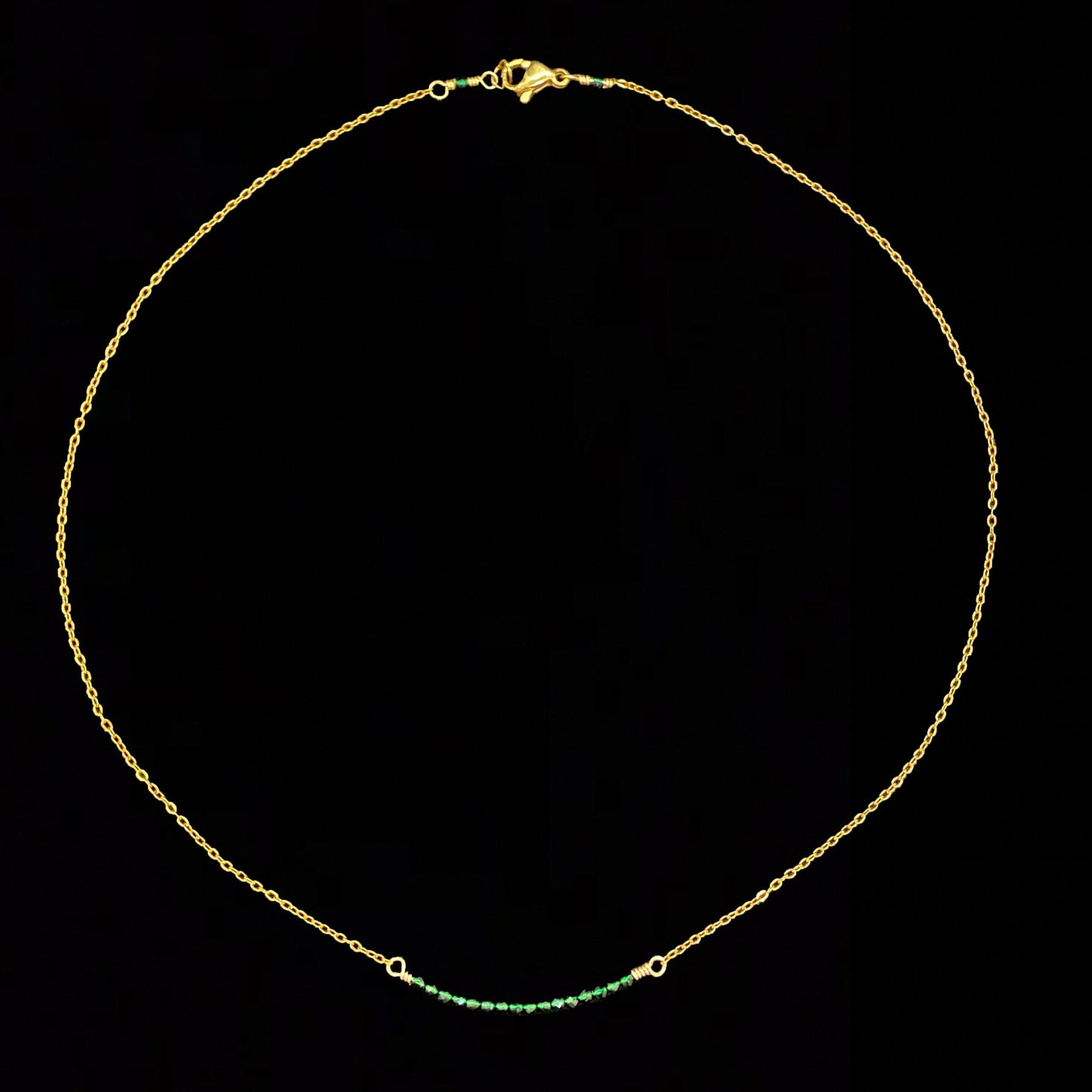 CIERLO SET - EMERLAD - NECKLACE, EARRINGS, BRACELET