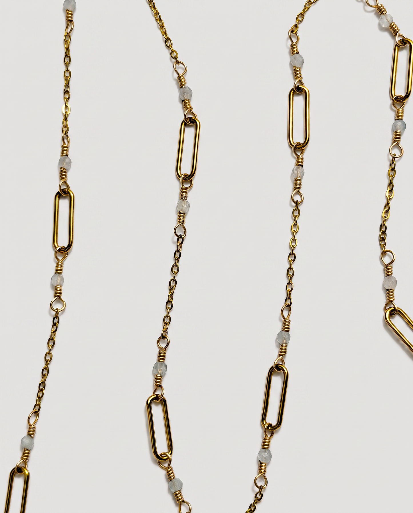 VELA NECKLACE  -  AQUAMARINE