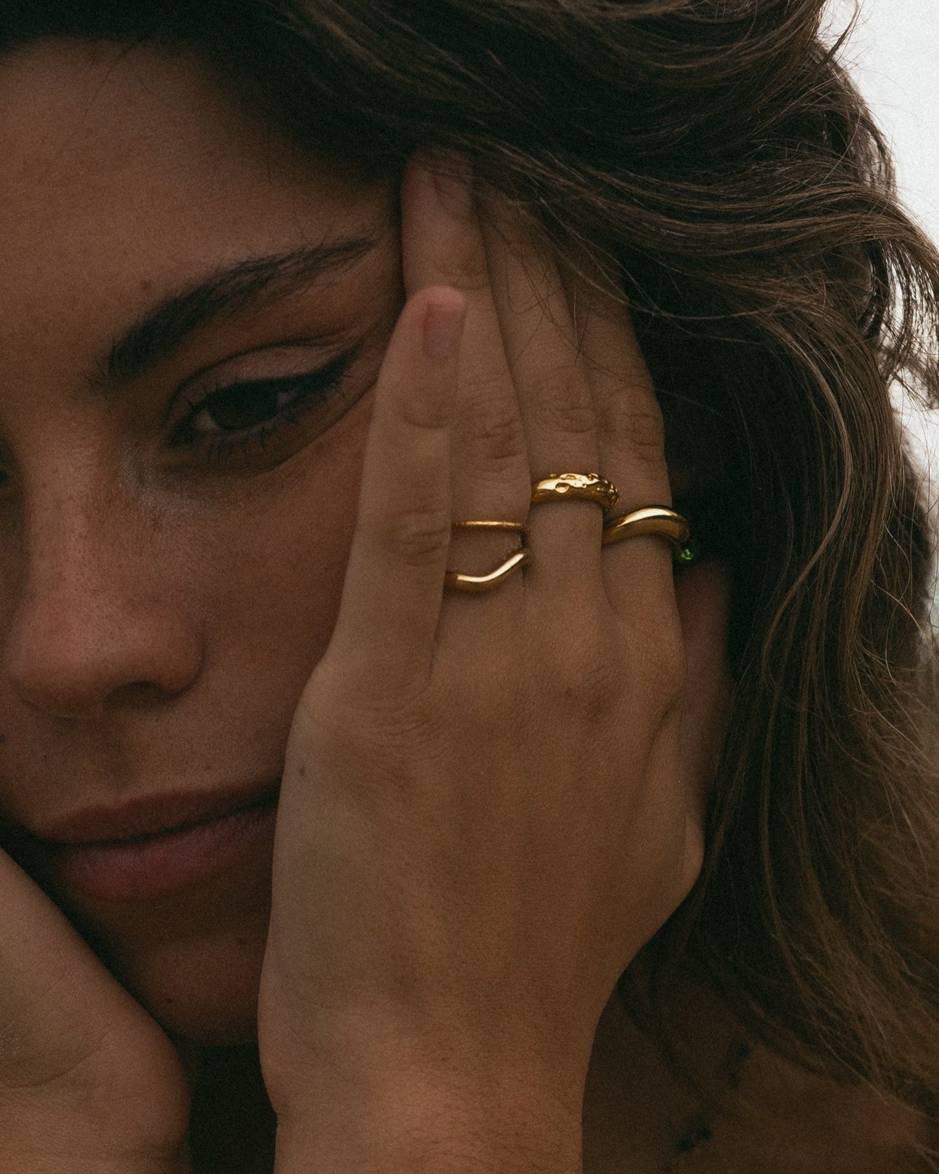 HAMMER TEXTURED RING