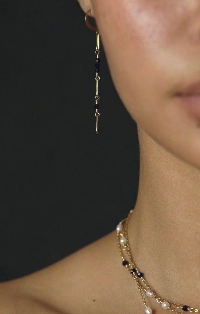 VELA EARRINGS - SAPPHIRE