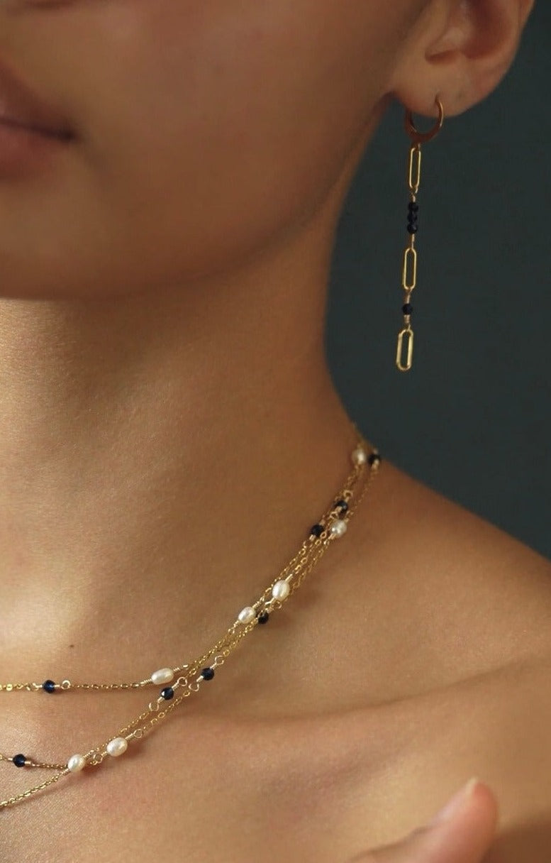 VELA EARRINGS - SAPPHIRE