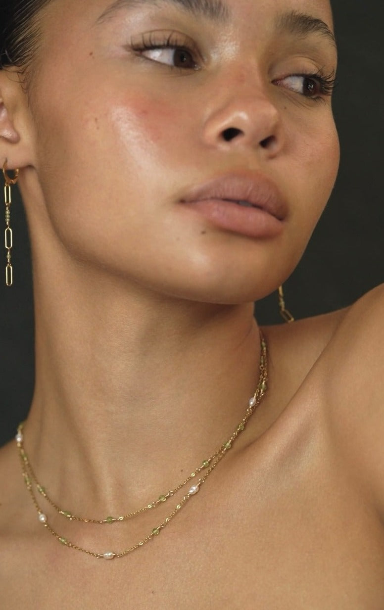 VELA EARRINGS - PERIDOT