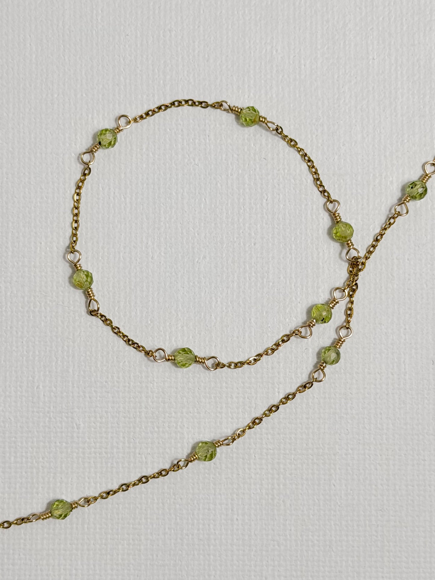 IZA NECKLACE - PERIDOT