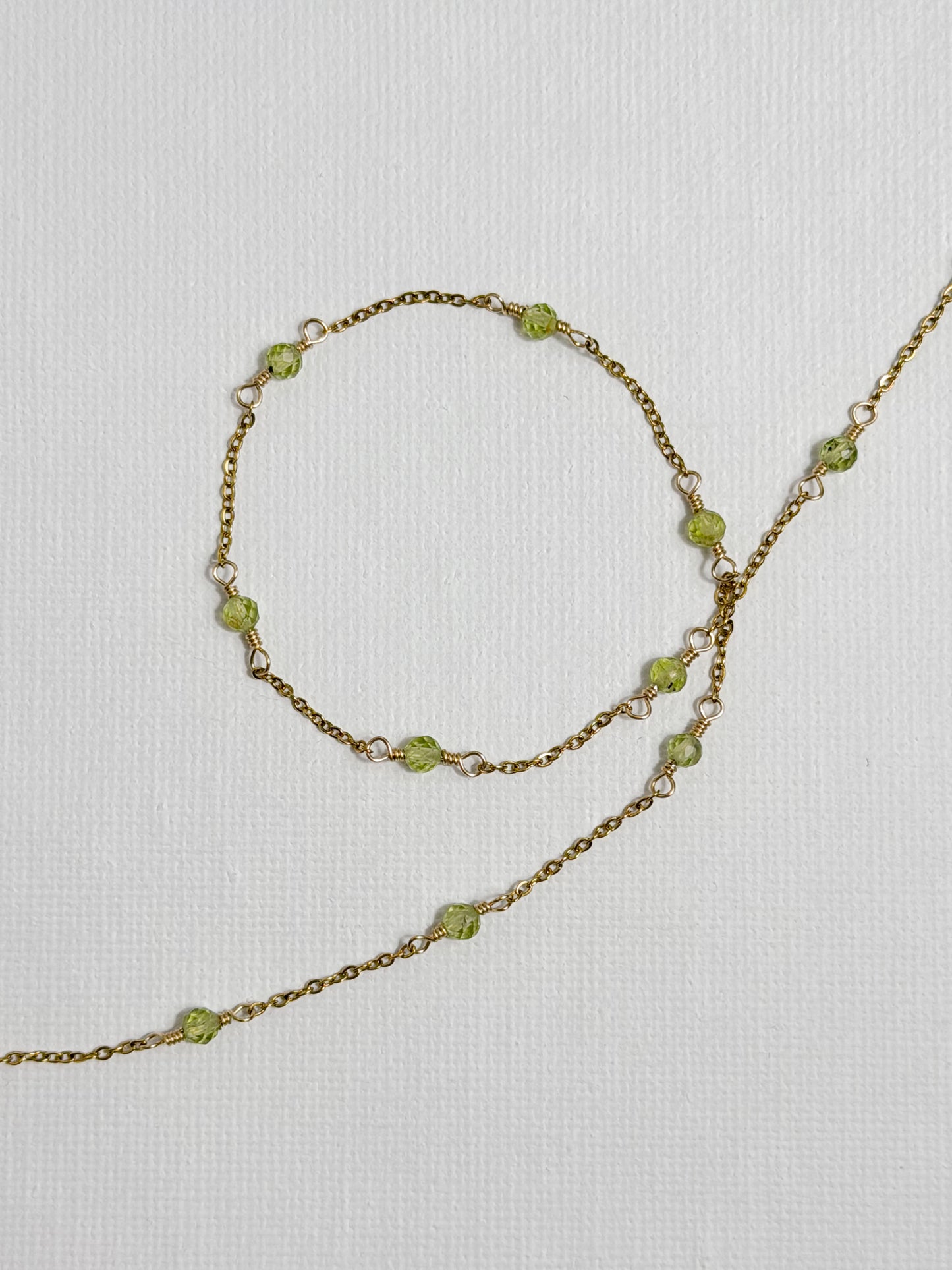 IZA NECKLACE - PERIDOT