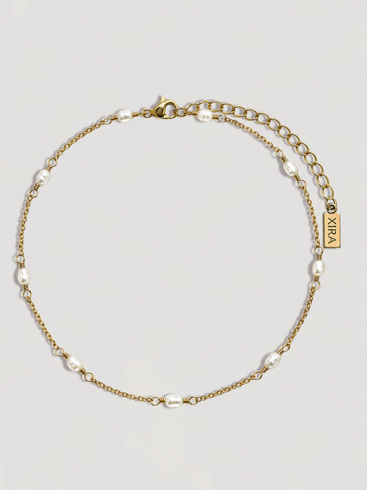 IZA ANKLET - FRESH WATER PEARLS