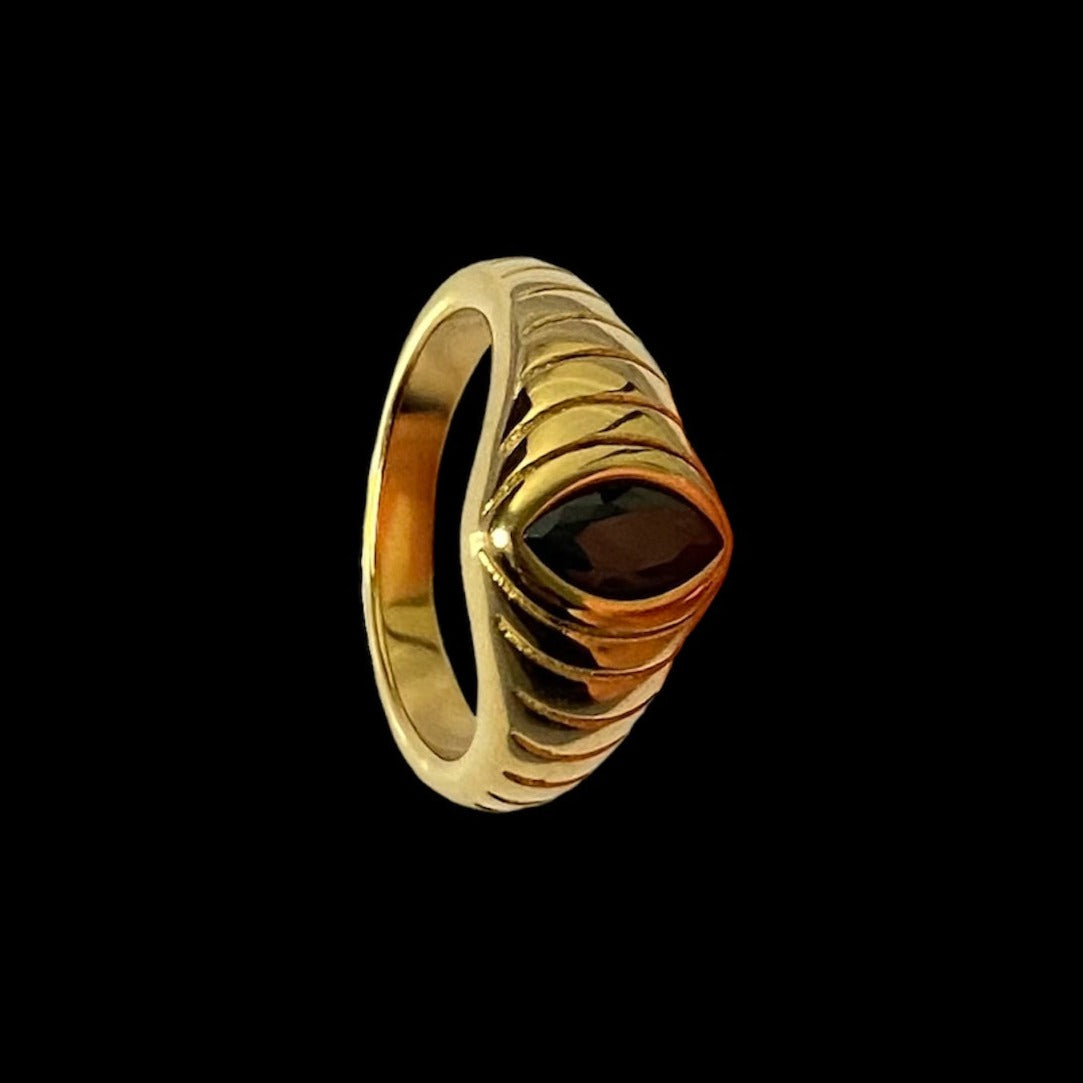 BLACK ZIRCONIA RING