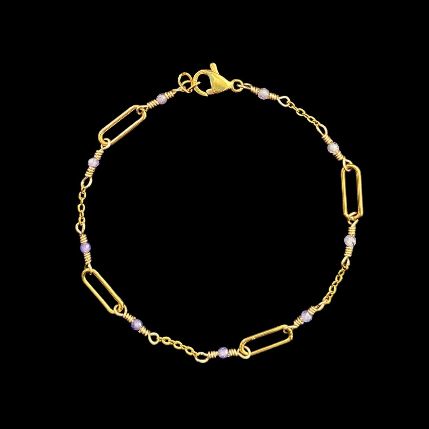 VELA BRACELET - PURPLE ZIRCON