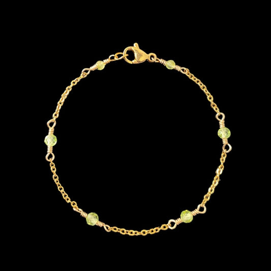 IZA BRACELET - PERIDOT