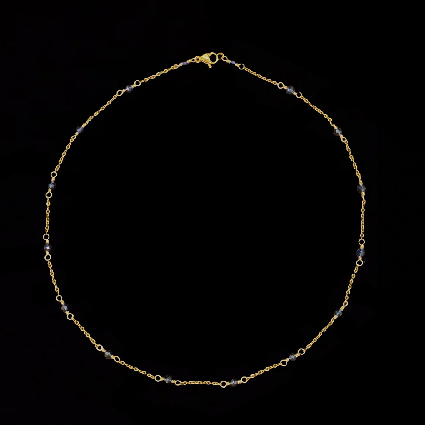 IZA SET - SAPPHIRE - NECKLACE, EARRINGS, BRACELET