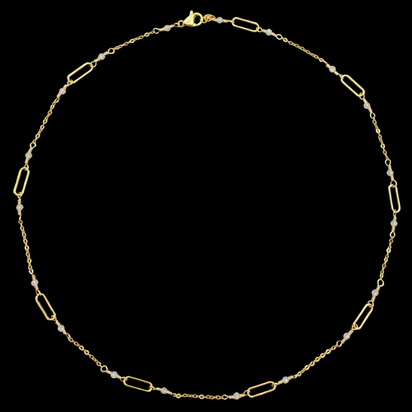 VELA SET - AQUAMARINE - NECKLACE, EARRINGS, BRACELET