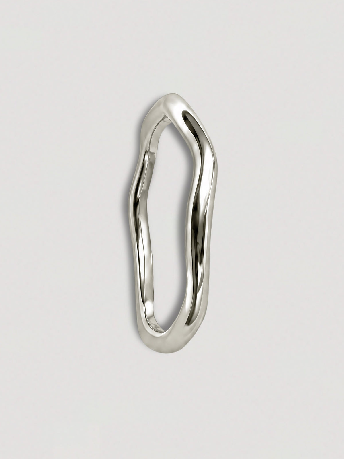 THIN WAVY RING - STAINLESS STEEL