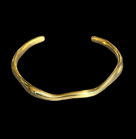LIQUID ASYMMETRICAL OPEN BANGLE