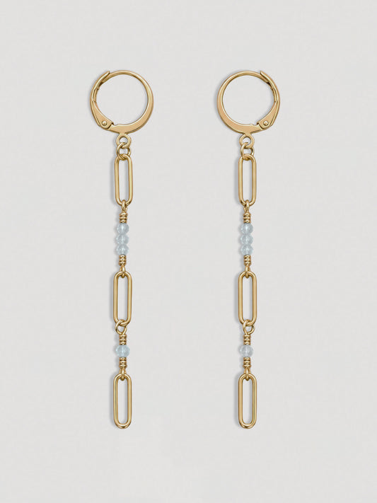 VELA EARRINGS - AQUAMARINE