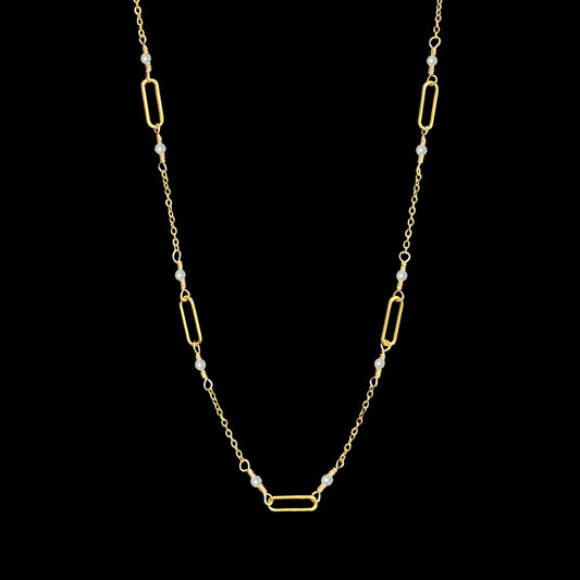 VELA NECKLACE  -  AQUAMARINE