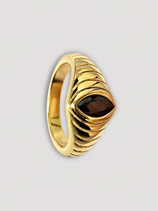 BLACK ZIRCONIA RING