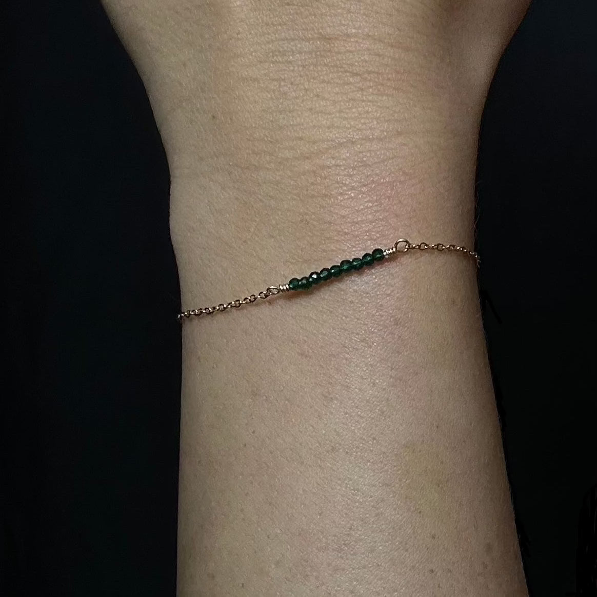 CIERLO SET - EMERLAD - NECKLACE, EARRINGS, BRACELET