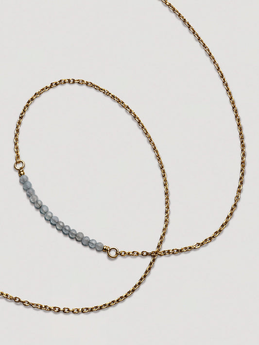 CIERLO NECKLACE - AQUAMARINE