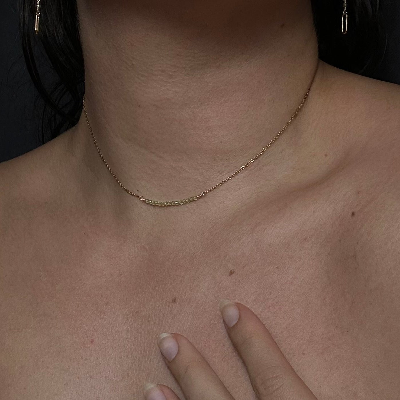 CIERLO NECKLACE - PERIDOT