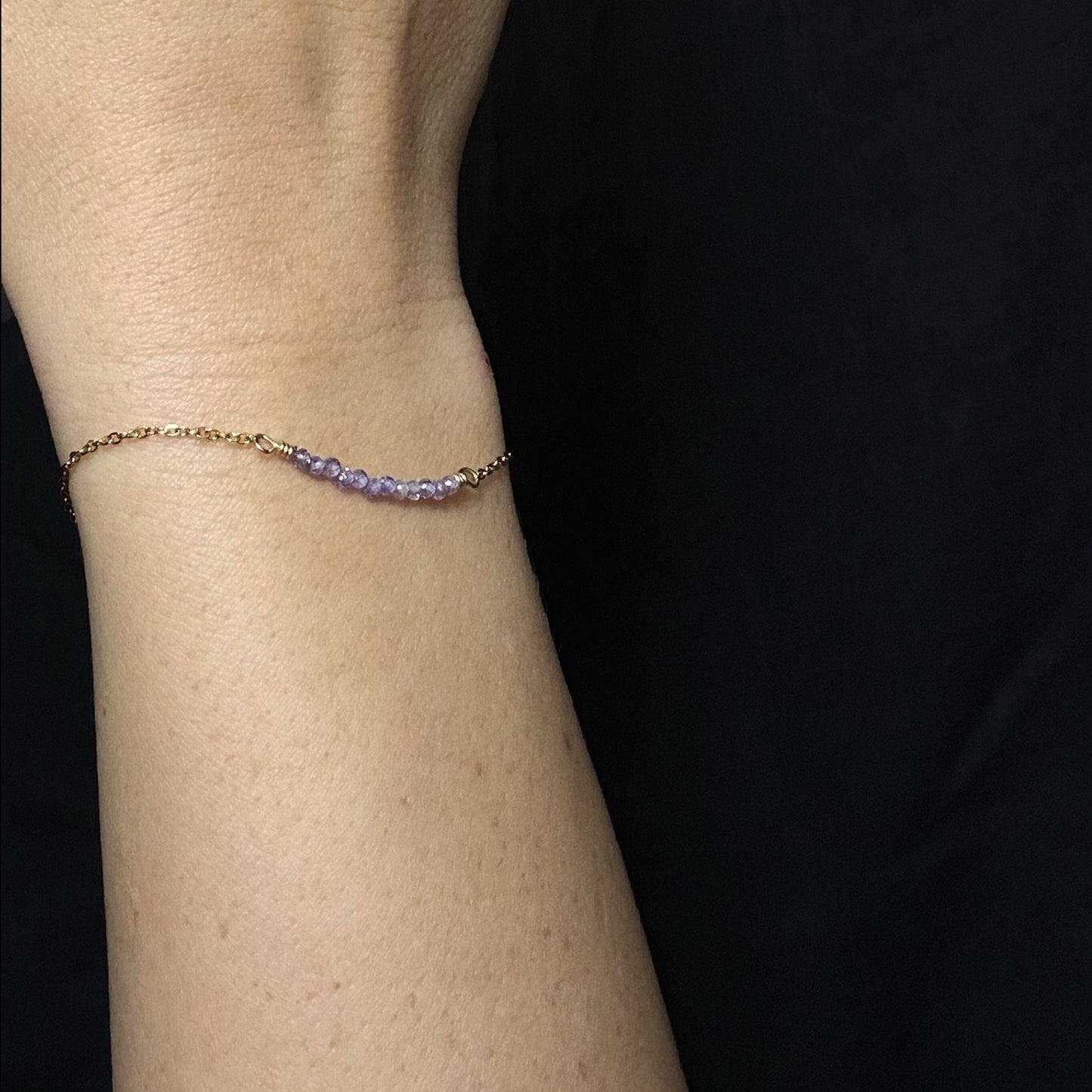CIERLO SET - PURPLE ZIRCON - NECKLACE, EARRINGS, BRACELET