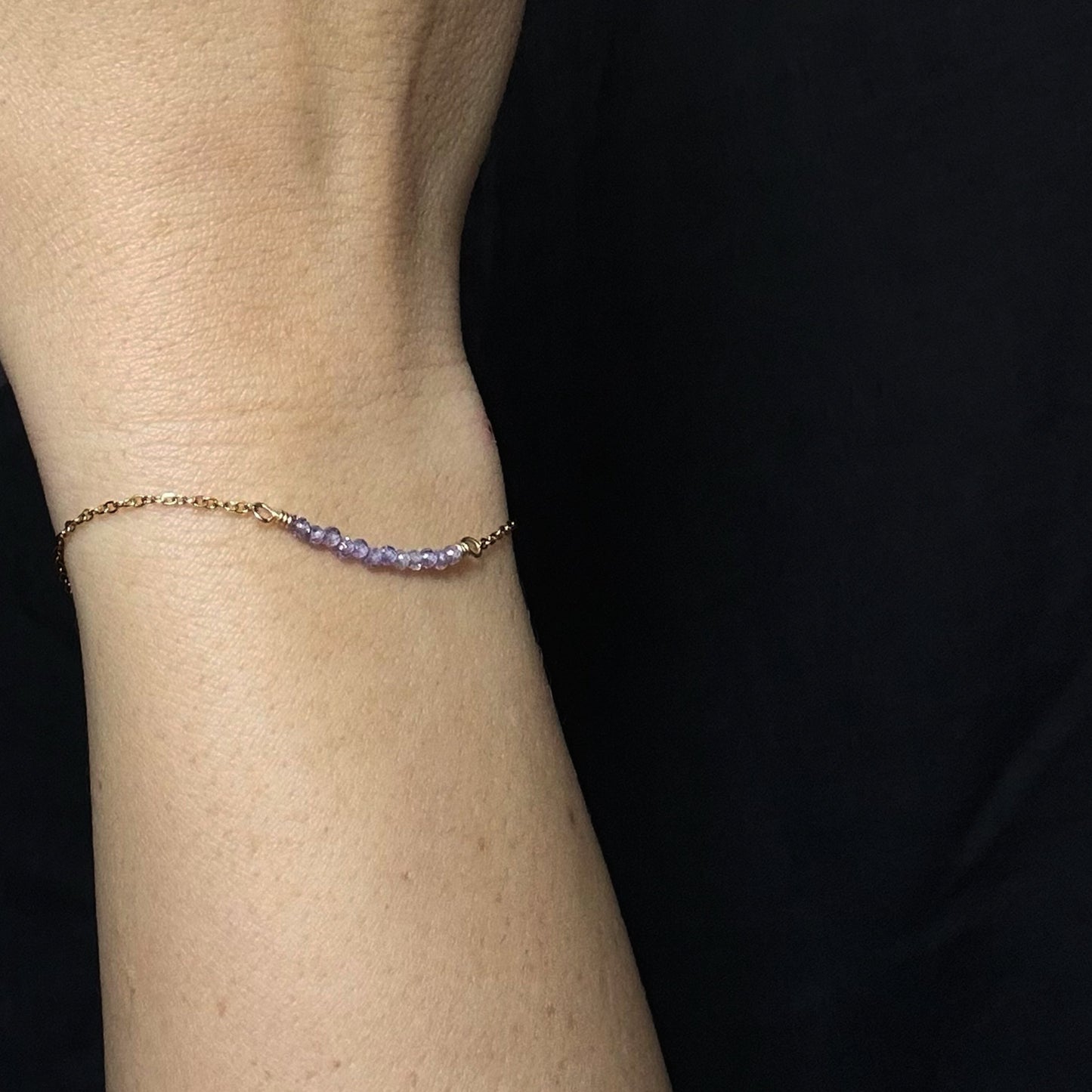 CIERLO BRACELET - PURPLE ZIRCON