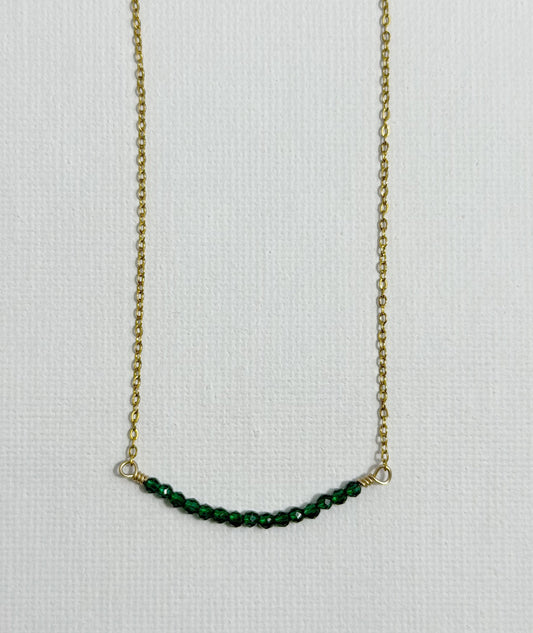 CIERLO NECKLACE - EMERALD
