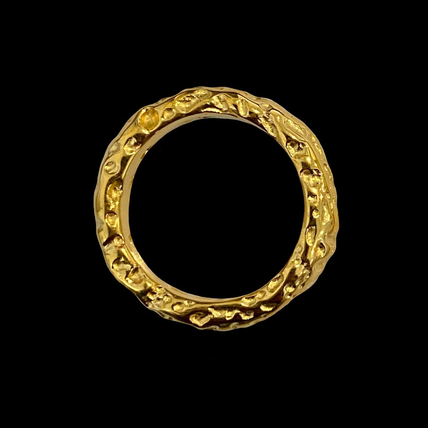 HAMMER TEXTURED RING