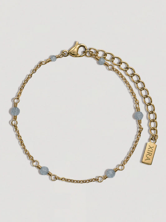 IZA BRACELET - AQUAMARINE