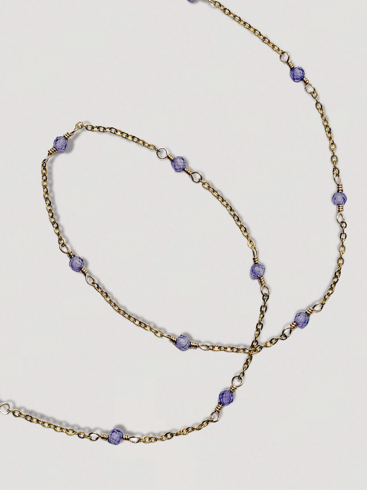 IZA NECKLACE- PURPLE ZIRCON